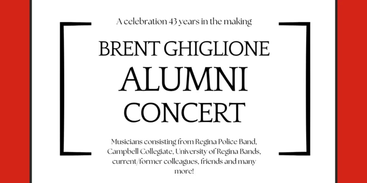 Alumni Concert event poster