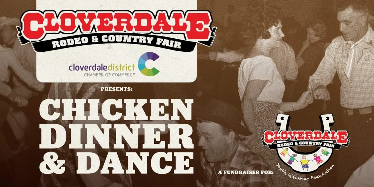 Chicken Dinner & Dance event poster