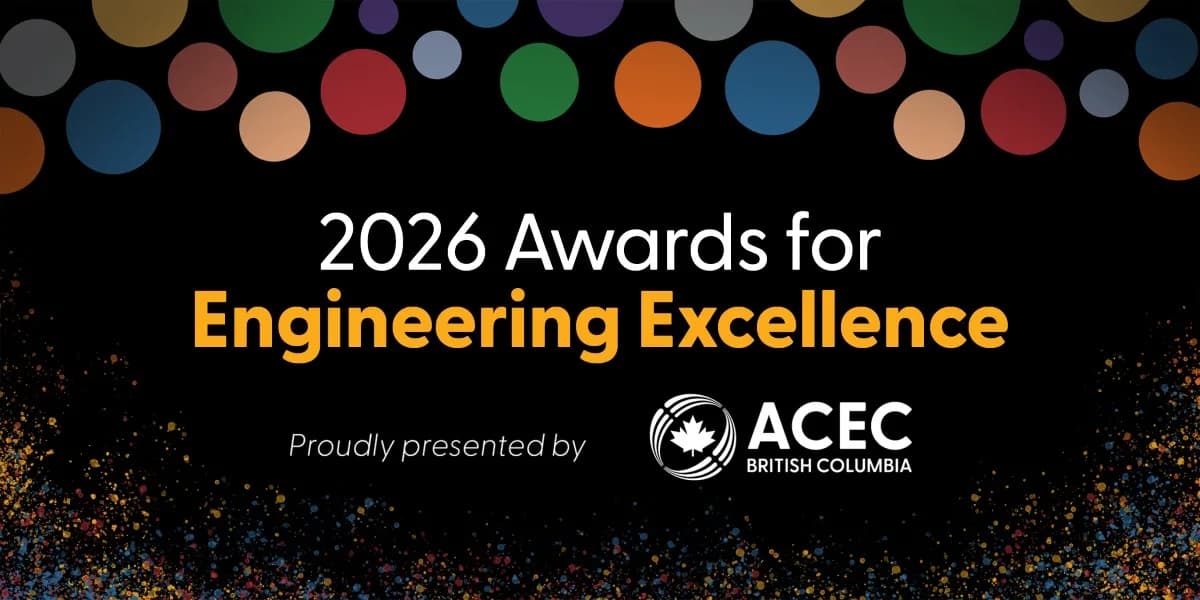 2026 ACEC-BC Awards for Engineering Excellence Gala event poster
