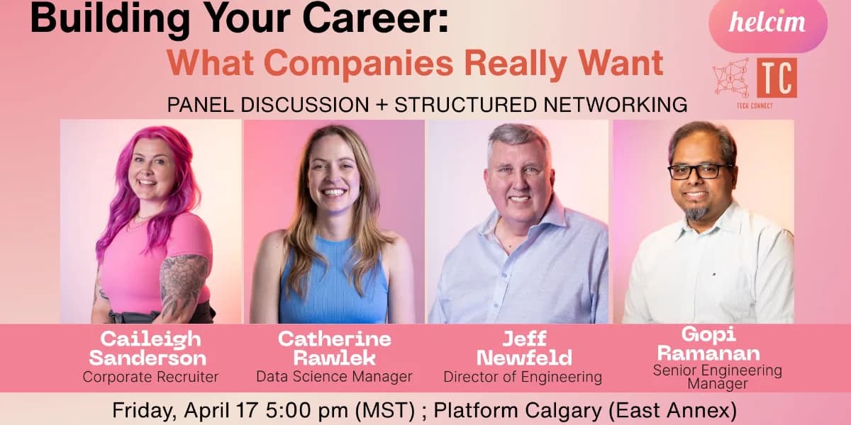 Building Your Career: What Companies Really Want event poster