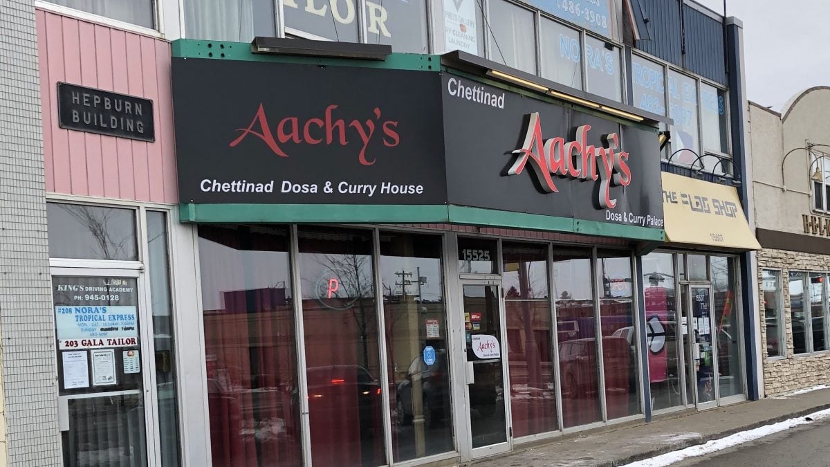 Aachys Chettinad Dosa And Curry Palace — best indian restaurants in Edmonton, Spring 2026