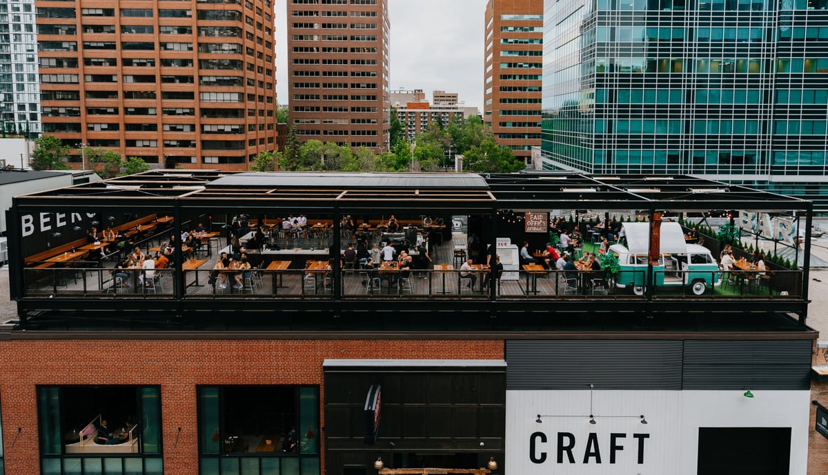 CRAFT Beer Market Calgary Downtown — best rooftop bars in Calgary, Summer 2026
