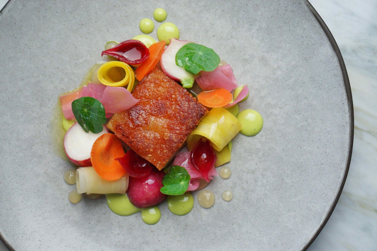 Hawksworth Restaurant food