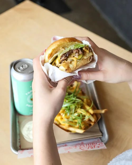 Lil’ Empire Burger - Annex Ale Location — best burgers in Calgary, Summer 2026