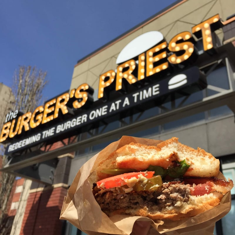 The Burger's Priest food
