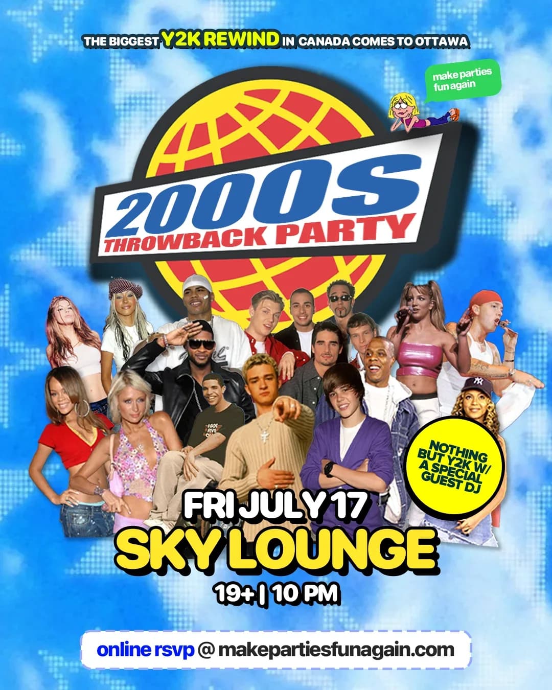 Ottawa 2000s Night @ Sky Lounge