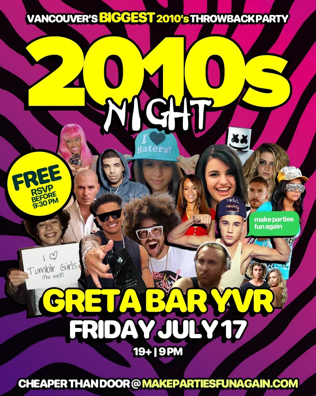 Vancouver 2010s Night @ Greta Bar YVR