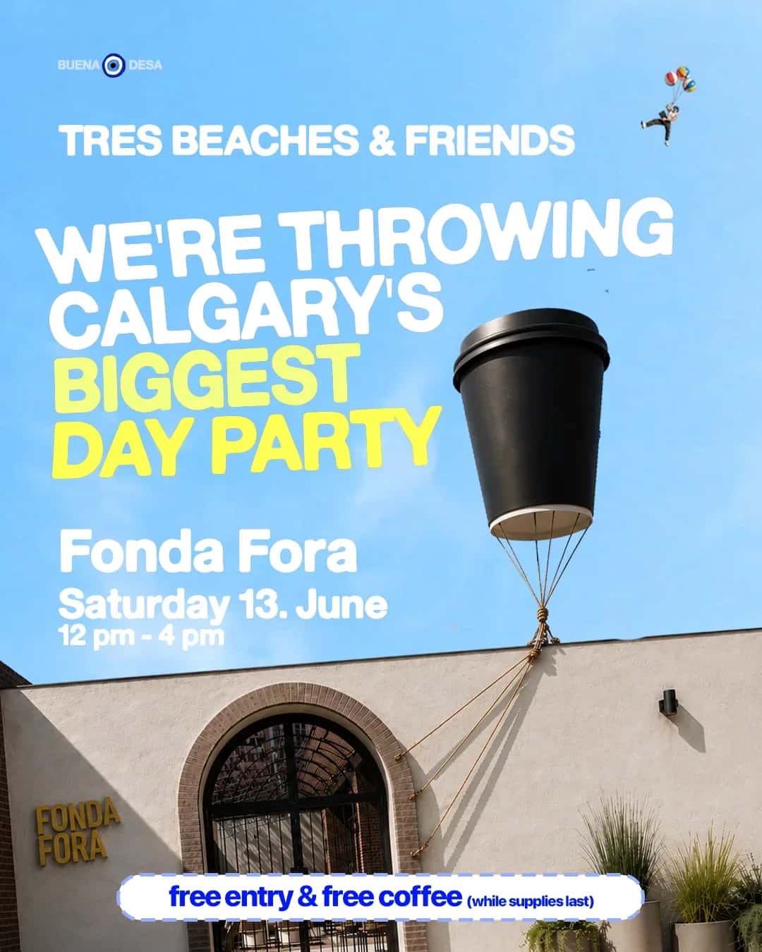 Tres Beaches Day Party @ Fonda Fora, Calgary