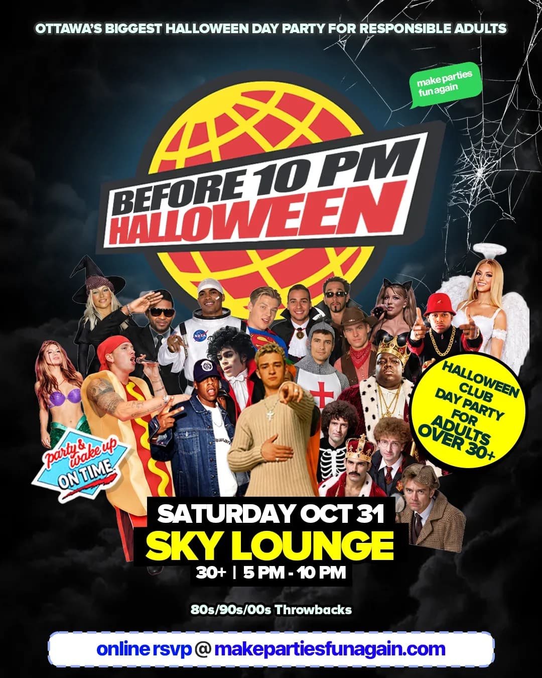 Before 10 PM Halloween at Sky Lounge Ottawa