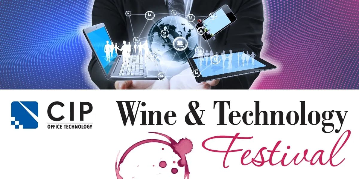 CIP Wine And Technology Festival 2026 event poster