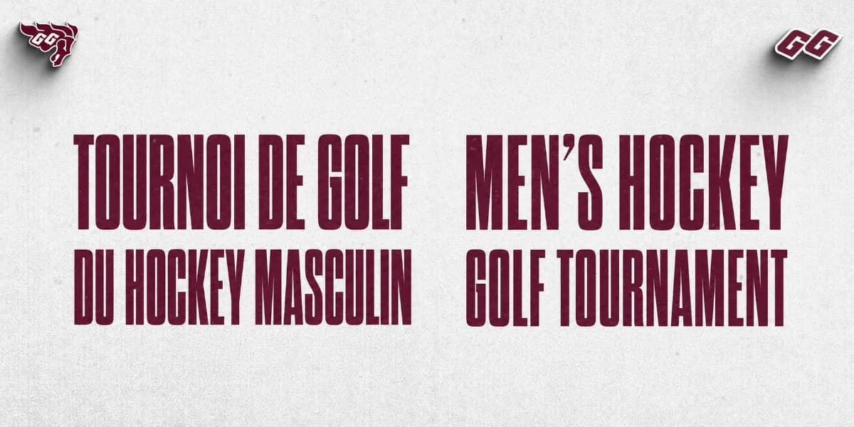 Gee-Gees Hockey (M) - Tournoi de Golf | Golf Tournament event poster