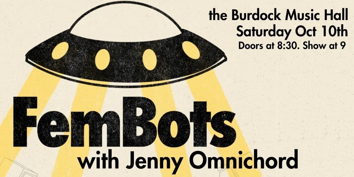 FemBots with Jenny Omnichord event poster