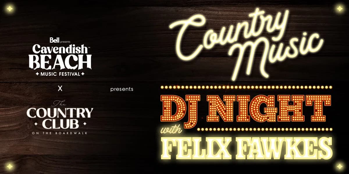 Country DJ Night x The Country Club event poster