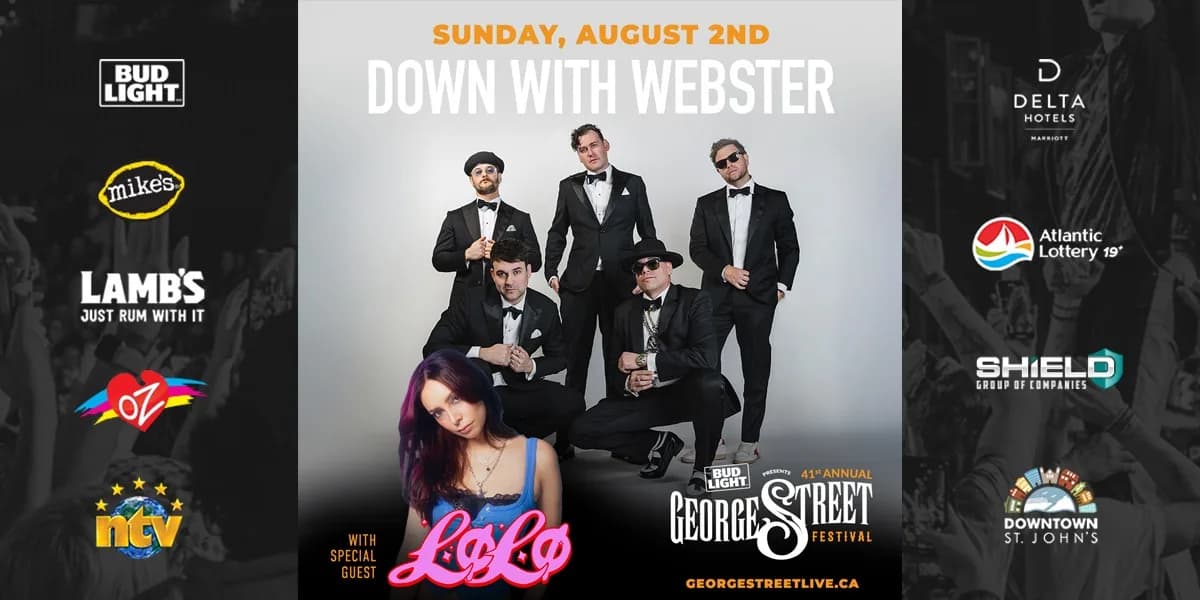 2026 George Street Festival: Sunday, August 2nd featuring Down With Webster event poster