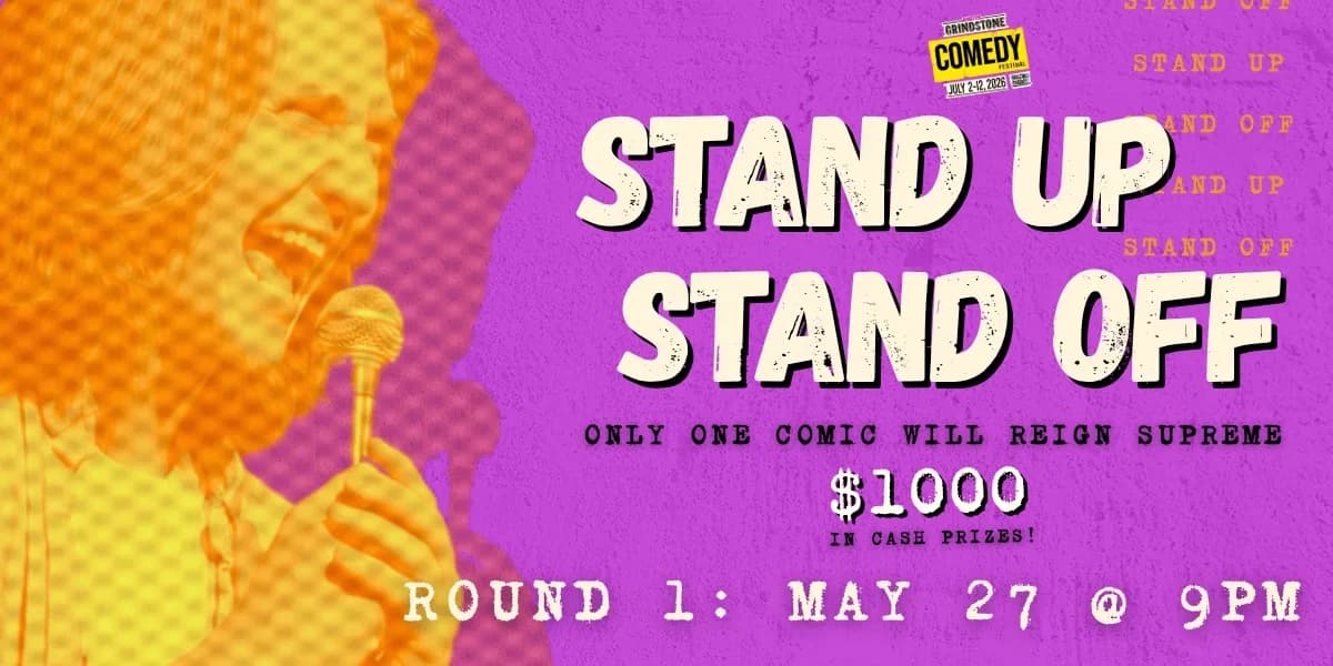 Round 1: Stand Up Stand Off Comedy Competition event poster