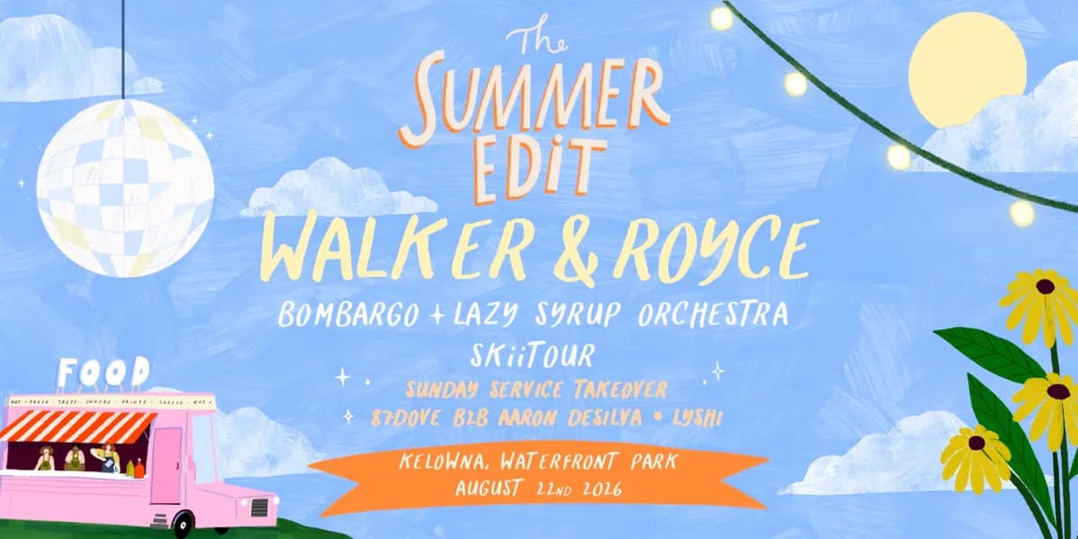 The Summer Edit event poster