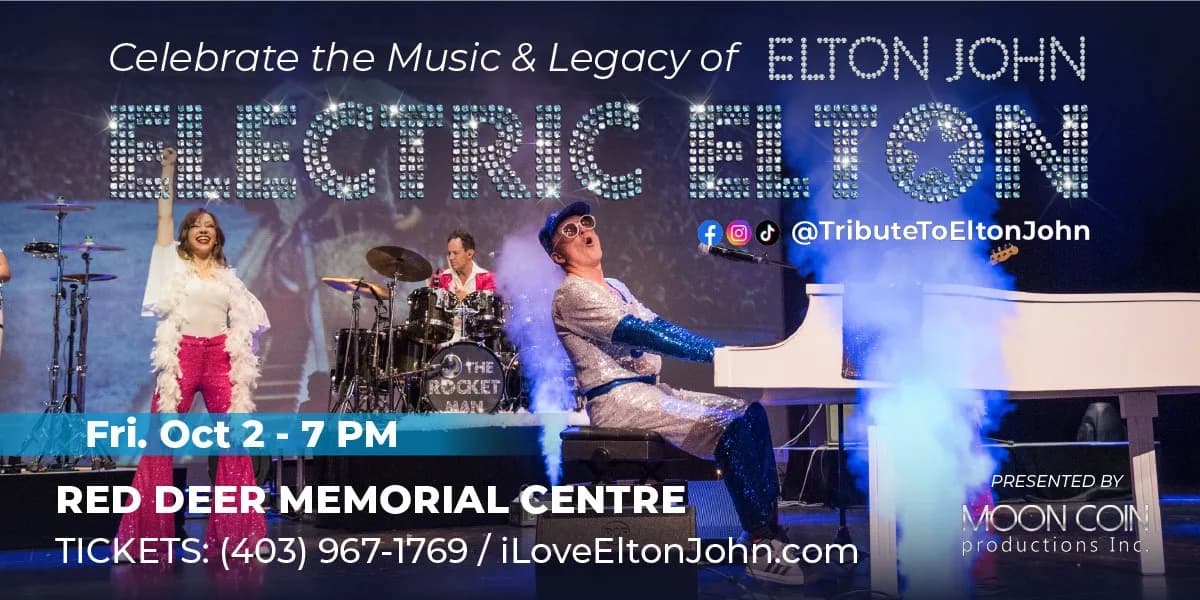Electric Elton - Celebrating the Music & Legacy of Elton John event poster
