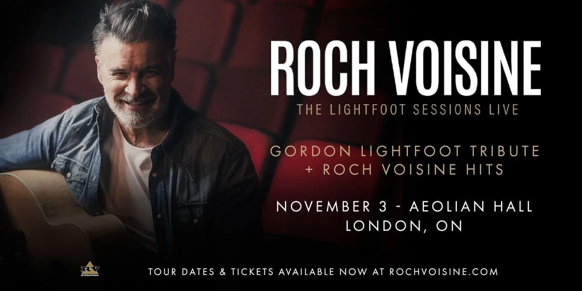 Roch Voisine: The Lightfoot Sessions event poster