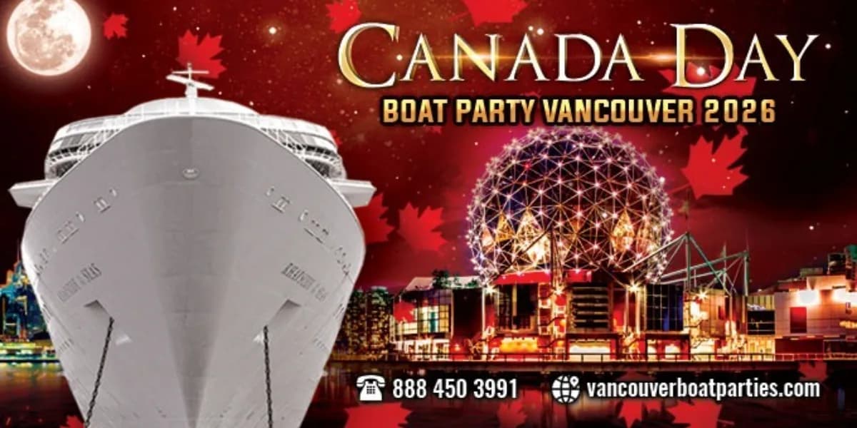 Canada Day Boat Party Cruise Vancouver 2026