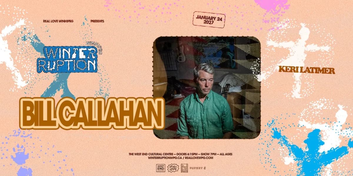 WTRPTN27 ❄︎ Bill Callahan w/ Keri Latimer event poster