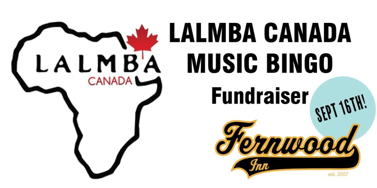 Lalmba Canada Music Bingo event poster