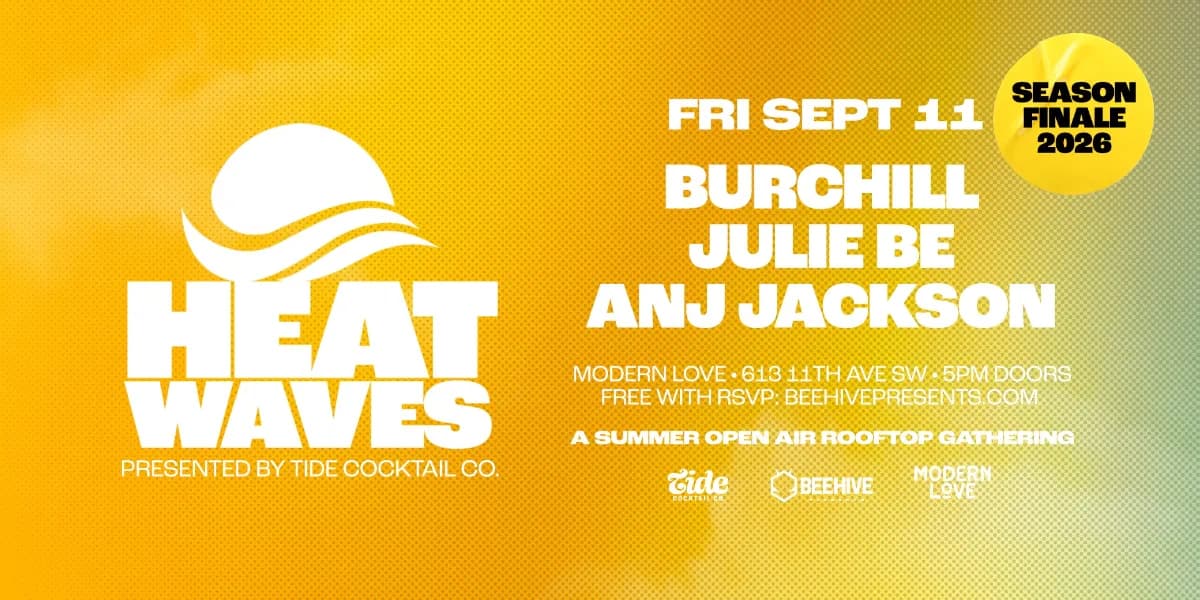 HEATWAVES • 09.11.26 event poster