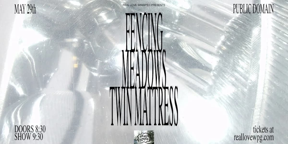 Fencing with Meadows and Twin Mattress event poster