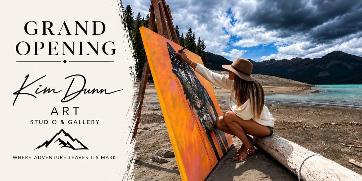 Kim Dunn Art Studio & Gallery event poster