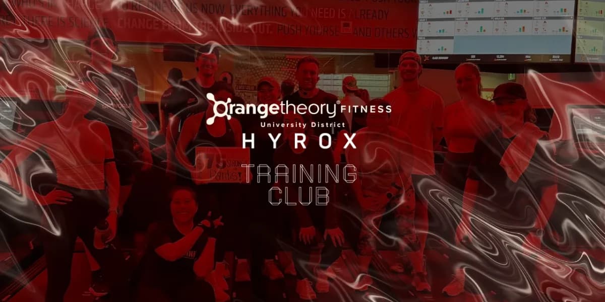 HYROX PFT: Orangetheory University District event poster