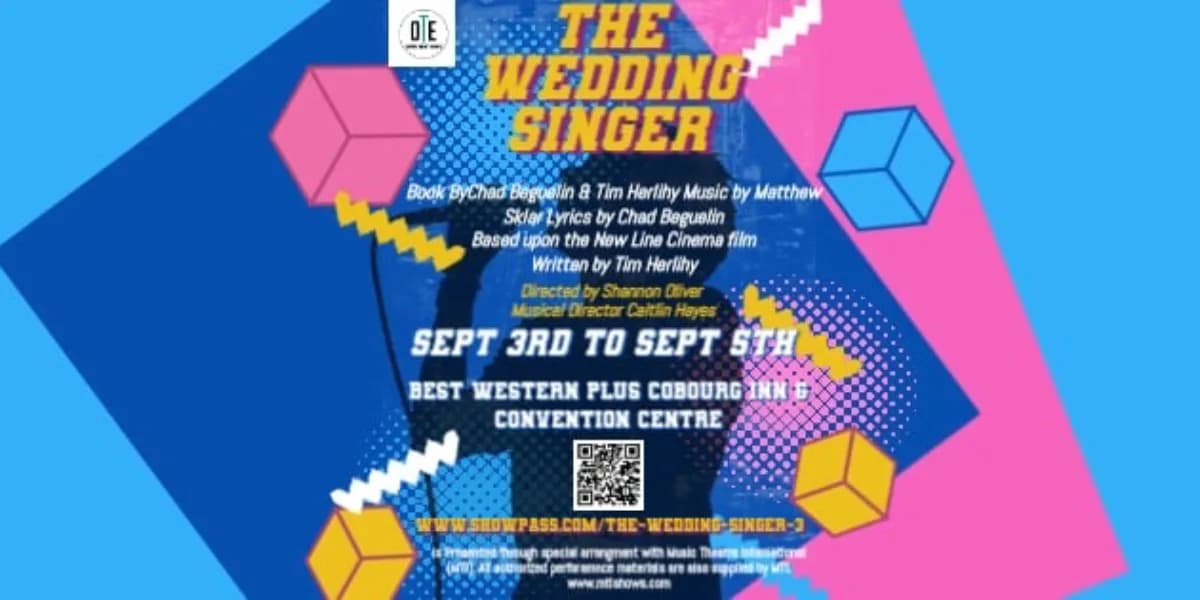 THE WEDDING SINGER event poster
