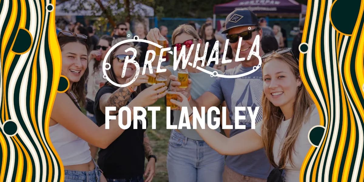Brewhalla Fort Langley event poster