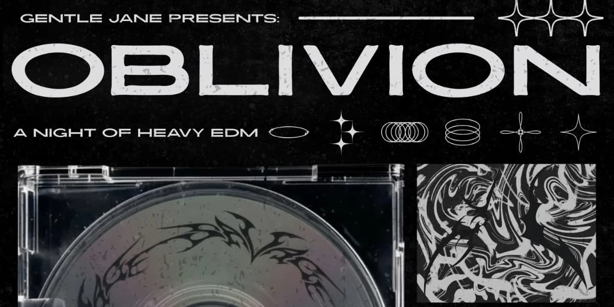 OBLIVION <3 event poster