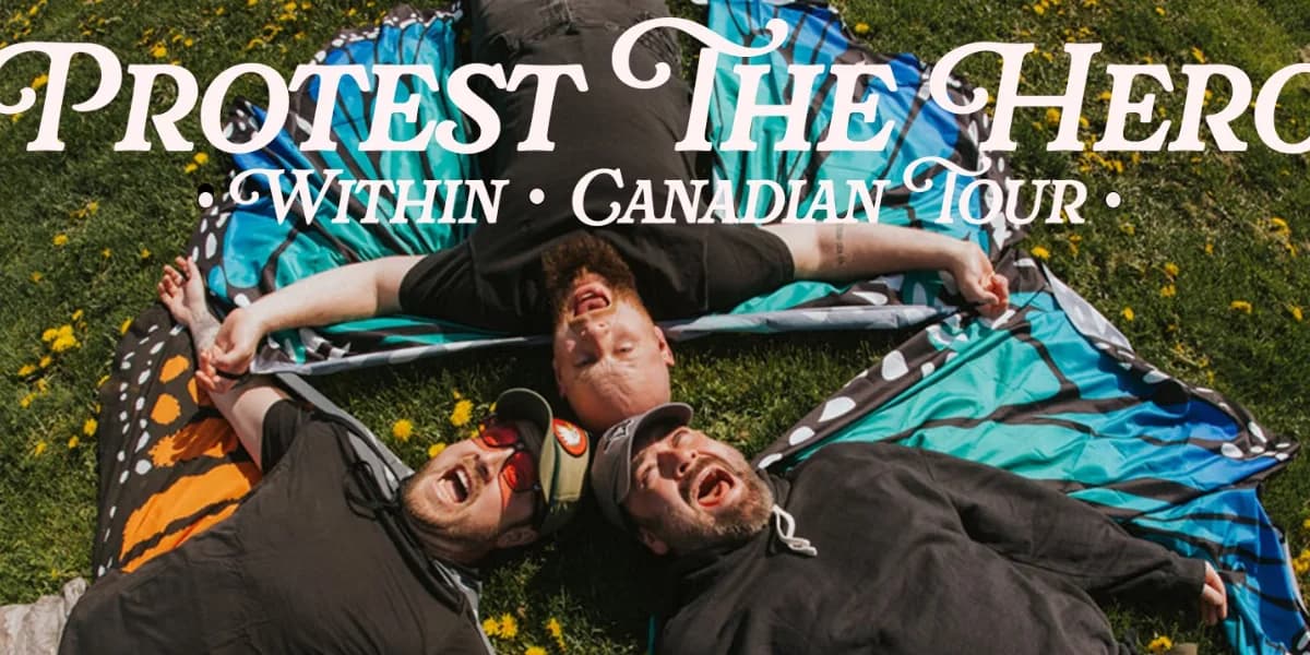 Protest The Hero 2026 event poster