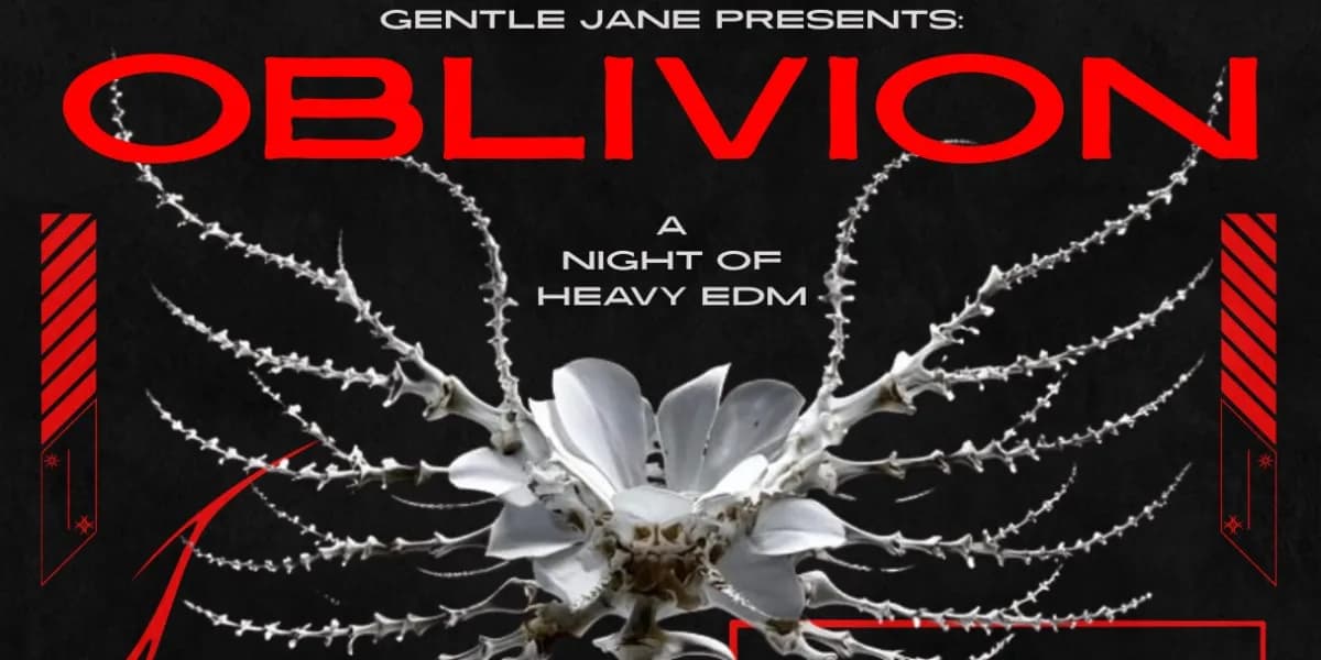 Oblivion - Presented by Gentle Jane event poster