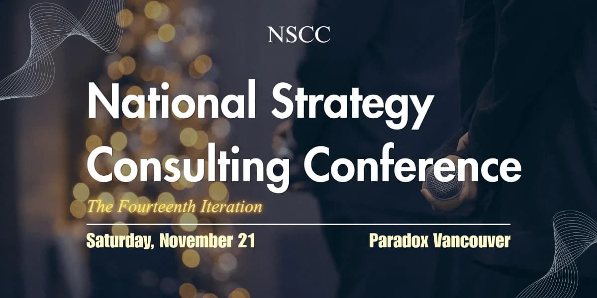 NSCC Conference event poster