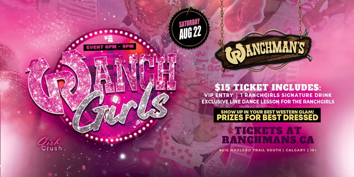 RanchGIRLS Night - One Night Only event poster