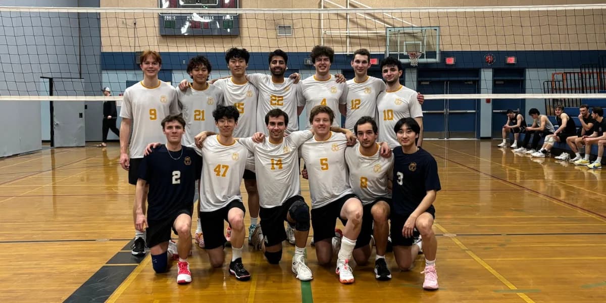 UBC Volleyball Club Men's Tryouts event poster