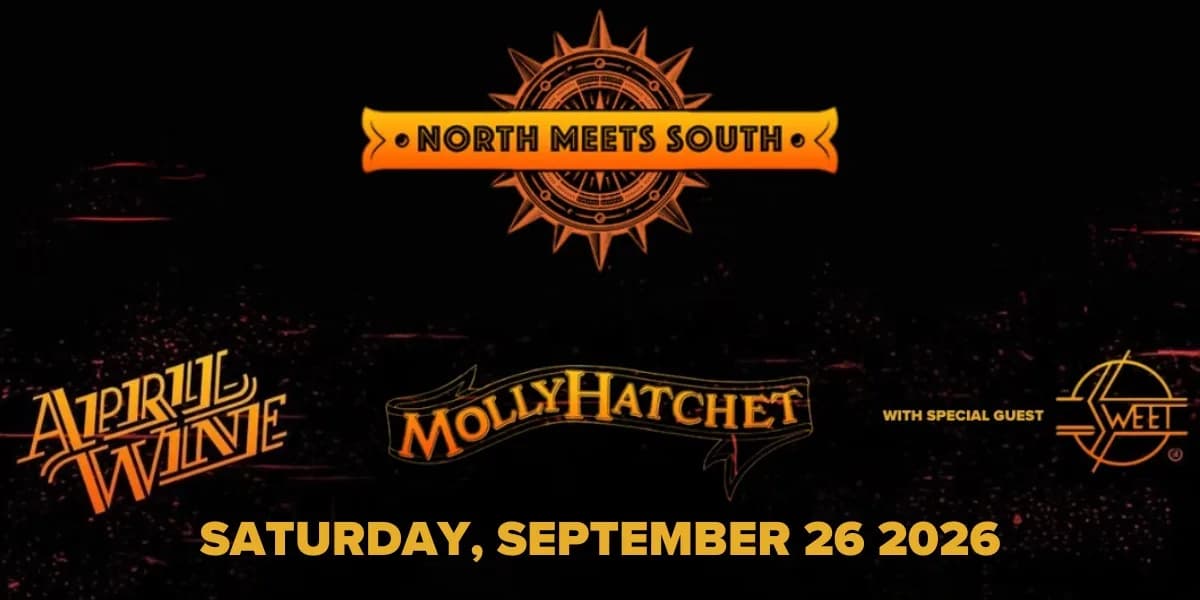 April Wine, Molly Hatchet, Sweet Theater Experience event poster