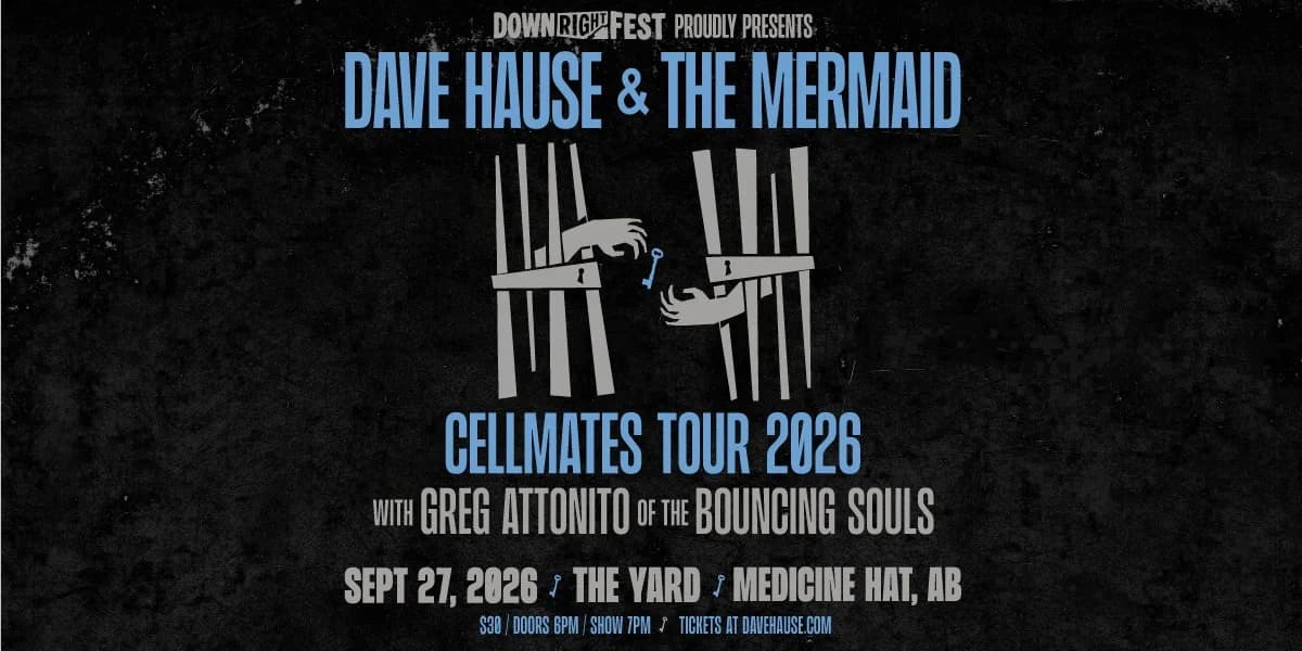 Down Right Fest presents: Dave Hause & The Mermaid w/ Greg Attonito (Bouncing Souls) event poster