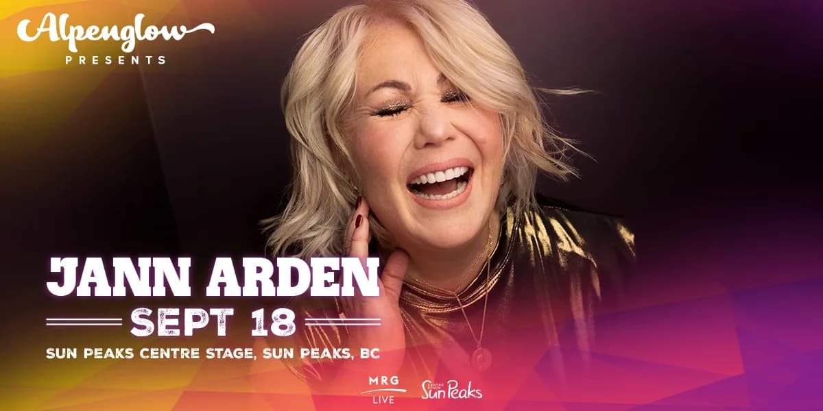 Jann Arden event poster