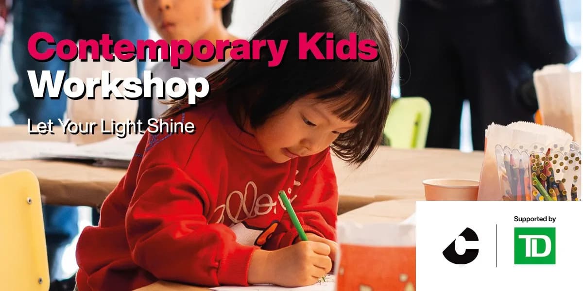 Contemporary Kids: Let Your Light Shine event poster