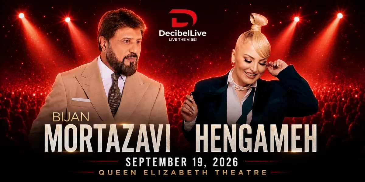 Bijan Mortazavi & Hengameh event poster
