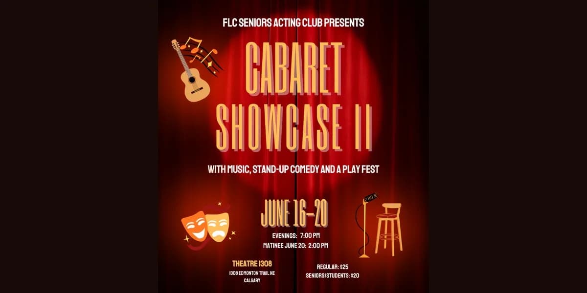 Cabaret Showcase II event poster