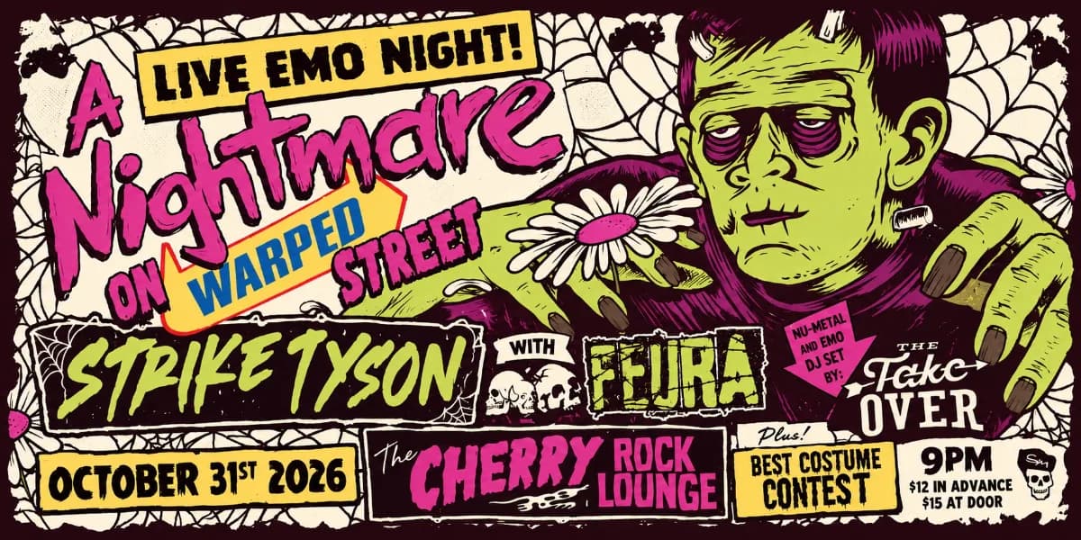 STRIKE TYSON event poster
