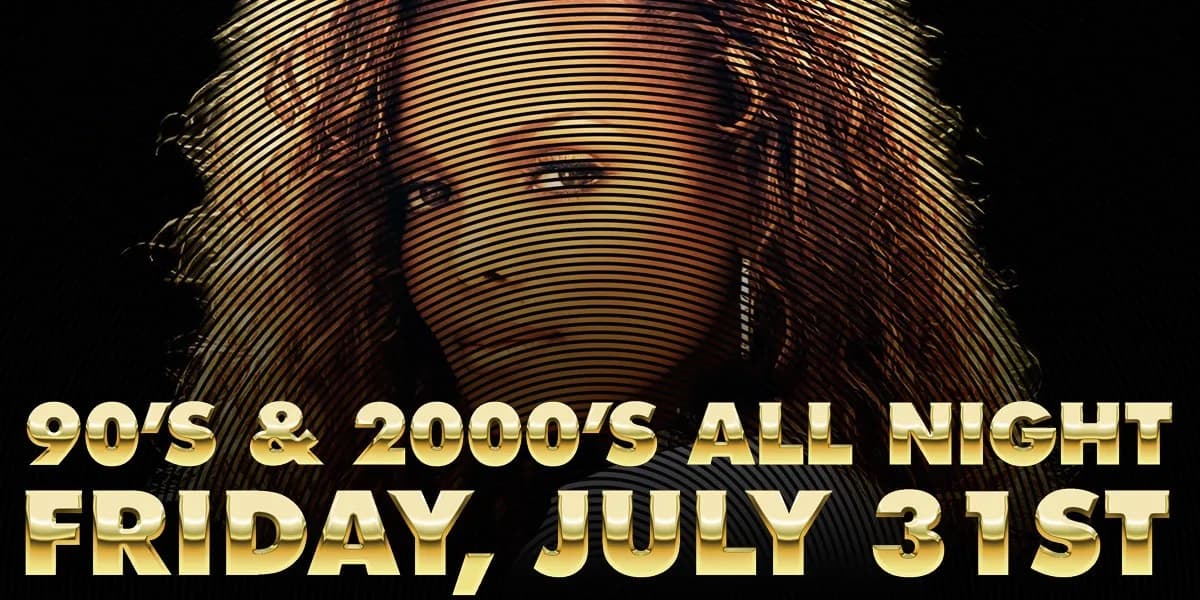 GOLDEN: 90's & 2000's Music All Night! event poster
