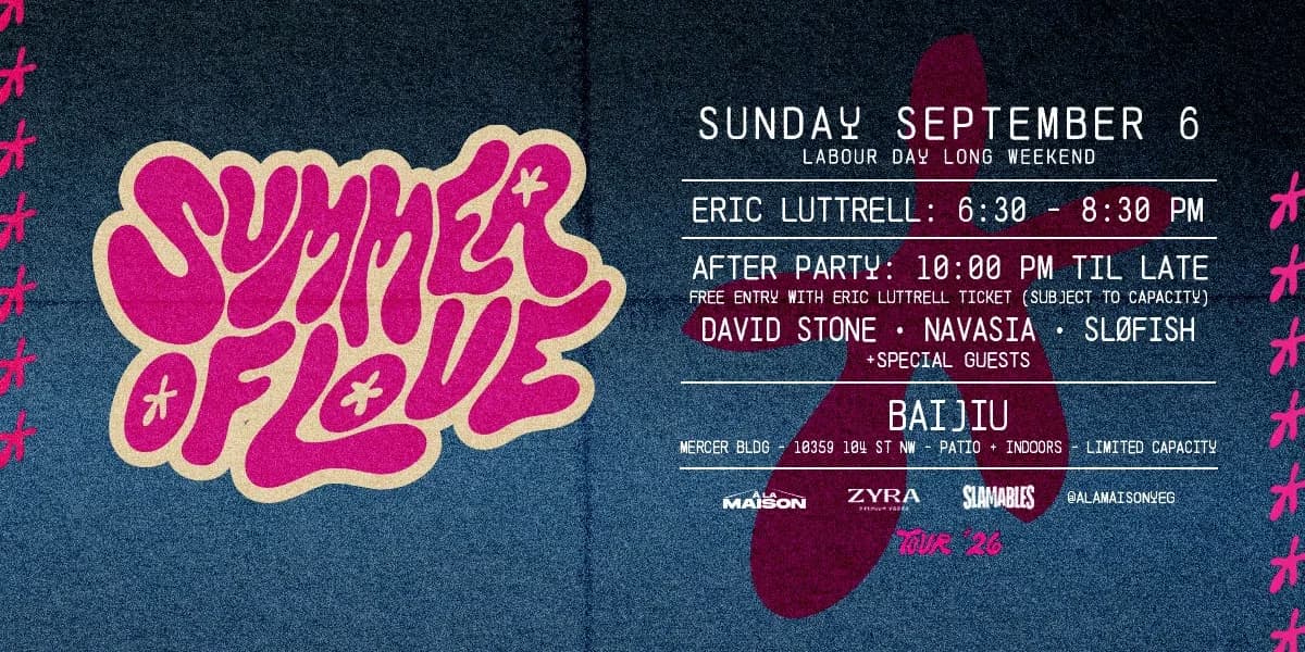 A La Maison present SUMMER OF LOVE Afterparty - Sun Sept 6 event poster