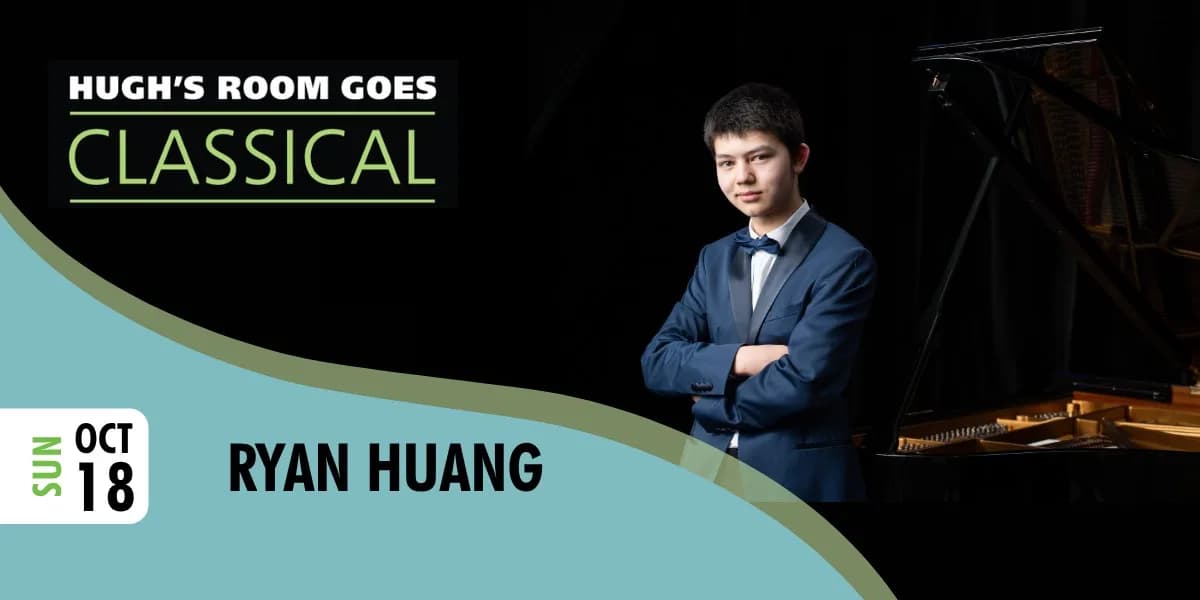 Hugh’s Goes Classical with Ryan Huang event poster