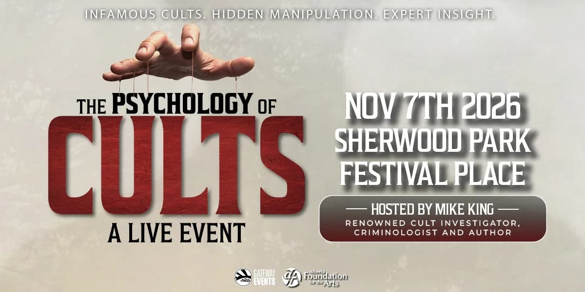 The Psychology of Cults event poster