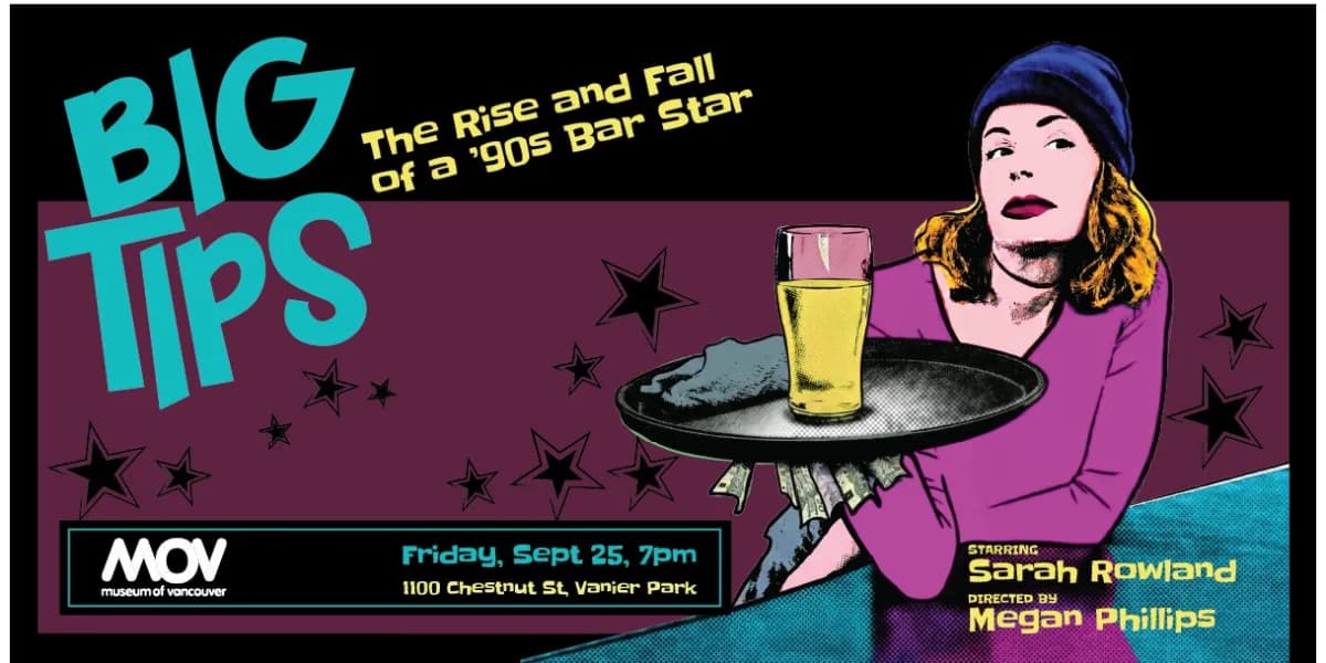 Big Tips: The Rise and Fall of a’90s Bar Star event poster