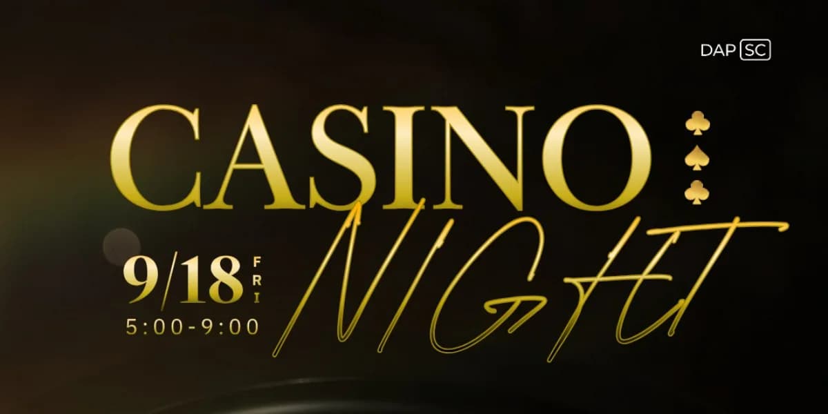 Casino Night 2026 event poster